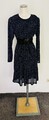 Damen-Kleid, Gr. 44, blau-schwarz