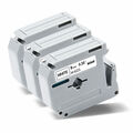 3x Schriftband M-K221 MK-221 9mm kompatible Für Brother M Tape P-Touch 65 75 90