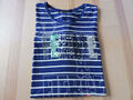 Betty Barclay Shirt, T-Shirt, Gr. 48, royalblau/weiß, Glitzer, Viskose TOP