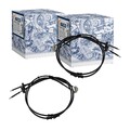 2X VAICO HANDBREMSSEILE SEILZUG BREMSSEIL HINTEN passend für OPEL ZAFIRA 