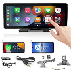 10.26" Zoll Tragbarer Apple CarPlay und Android Auto Wireless Display Autoradio