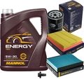 SCT Germany Inspektionspaket MANNOL Energy 5W-30 5L für Ford 1.3 1.6 16V