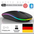PC Maus Wireless USB Kabellos Mouse Computer Notebook Laptop Funkmaus Aufladbar