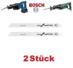 2 Stück BOSCH Säbelsägeblatt S 1122 VF 225mm Für Holz mit Nägeln Metallbleche 