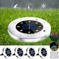 LED SOLARLEUCHTE BODENSTRAHLER AUßEN IP65 GARTENLEUCHTEN GARTEN SOLARLAMPEN 4X
