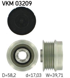 SKF Generatorfreilauf VKM 03209 für ABARTH ALFA ROMEO FIAT LANCIA