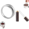 Barista Zubehör Set: 2 Siebträger, WDT Tool & 51mm Dosierring für Kaffee