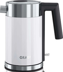 Graef Wasserkocher WK401 1L weiß Edelstahl doppelwandig Kalkfilter 2015W