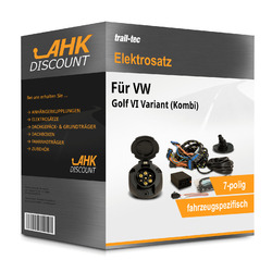 Für VW Golf VI Variant 09- TRAIL-TEC Elektrosatz 7polig fahrzeugspezifisch ESatzTRAIL-TEC 7polig fahrzeugspezifisch WYR423207R-T