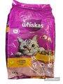Whiskas 1+ mit Huhn - Katzenfutter -Trockenfutter 2 x 3,8 kg, MHD XXX