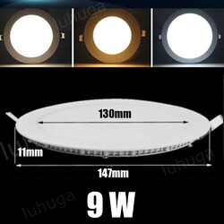 3W-24W LED Panel Einbaustrahler Deckenleuchte Einbauleuchte flach Spot mit Trafo