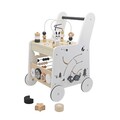 6IN1 Lauflernwagen Kinderspielzeug für Kinder Lauflernhilfe HOLZ ab 1 Jahr WEIß