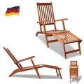 Sonnenliege Gartenliege Deckchair Relaxliege Klappbar Liegestuhl Strandliege❤