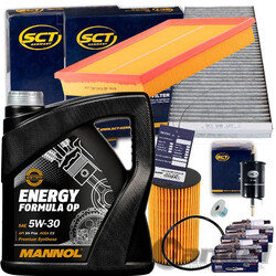 FILTERSET SATZ+MANNOL 5W30 ÖL passend für OPEL CORSA C COMBO+TOUR TIGRA TWIN TOP