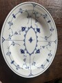 Royal Copenhagen Musselmalet gerippt („Blue Fluted Plain“) Schale 36 cm Länge