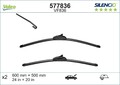 Wischblatt Scheibenwischer SILENCIO FLAT BLADE SET VALEO 577836 für BMW ROVER X5
