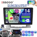 4+64GB Android 14 Autoradio Carplay Für Opel Astra J 2010-2014 GPS Navi +Kam RDS