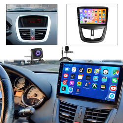 Für Peugeot 207 2006-2015 Autoradio 9" Android 14 GPS Navi WIFI Bluetooth FM/RDS