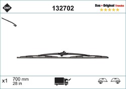 SWF Original Scheibenwischer Vorne passend für MERCEDES-BENZ ACTROS 700mm