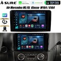 4+64GB Android 14 AutoRadio DAB+ Kam Carplay für Mercedes ML/GL Klasse W164 X164