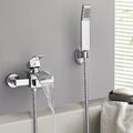 Badewannenarmatur Duschset Handbrause Wasserfall Wasserhahn Wanne Mischbatterie