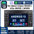 32GB Carplay Autoradio Für Mercedes-Benz A/B Klasse/Vito W169 W639 W245 Navi GPS