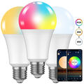 Bluetooth Smart Life LED Glühbirne E27 dimmbare Lampe Light Tuya APP/Google Home