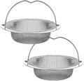 2 Stück Abflusssieb Edelstahl, 75 mm Abflusssieb Küchenspüle, Sieb für Spülbecke
