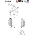 AS FD5054 Soot/Particulate Filter, exhaust system for HYUNDAI,KIA