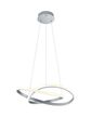 Reality Leuchten LED Pendelleuchte Course nickel matt  Deckenleuchte