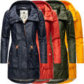 Ragwear Damen Übergangs Jacke Kurz-Parka Outdoor Allwetter Kapuze leicht Elsa