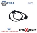 20-0340 ABS SENSOR DREHZAHLFÜHLER HINTEN MAXGEAR 2PCS FÜR AUDI A4 B5,8D5,8D2