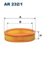 Filtron AR232/1 Luftfilter passend für FIAT LANCIA ZASTAVA