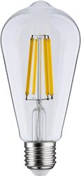 Paulmann 29122 LED Kolben Lampe Eco-Line  ST64 E27 Leuchtmitel  4W Klar Filament