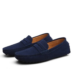 Herren Schuhe Halbschuhe Wildleder Mokassins Slipper Loafers Freizeit Fahrschuhe