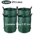 Gartensack Behälter Rasensack Säcke Abfallsack 272L Premium XXL Laubsack Kompost