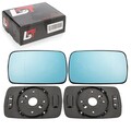 2x Seitenspiegel Glas links rechts heizbar asphärisch getönt für BMW 5er E34 92-