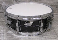 Ludwig Acrolite Black Galaxy Snare 14"x5" Vintage 80s B/W Badge  Made in USA