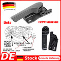 Motorhaube Hebel Offner Lagerbock Für VW Golf Skoda MK4 Griff Motorhaubenseilzug