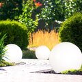 Solarkugel Gartendeko Außenleuchte LED Terrassenleuchte Balkonlampe weiß 3er Set