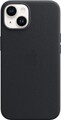 Original Apple iPhone 14 Leder Case MPP43ZM/A Hülle MagSafe Mitternacht in OVP
