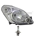 Scheinwerfer Frontscheinwerfer rechts H4 für Suzuki Splash EX inkl. Osram Lampen