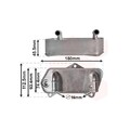 1x Ölkühler, Automatikgetriebe VAN WEZEL 58013701 passend für AUDI SEAT SKODA