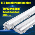 60/120/150cm LED Feuchtraumleuchte Wannenleuchte Keller Werkstattlampe. +Röhren