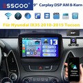 DAB+ 128G Android 14 Carplay AUTORADIO GPS NAV Für Hyundai ix35 Tucson 2010-2015