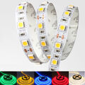 5m LED Strip Wasserdicht Kabel Selbstklebend 5050 Beleuchtung streifen 12v 24v