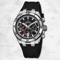Festina Herrenuhr Silikon schwarz Festina Chrono Bike Armbanduhr UF20671/6