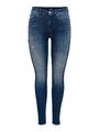 Only Damen Jeans-Hose OnlBlush Skinny-Fit Used-Look ausgefranste Kanten NEU.