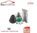 GELENK ANTRIEBSWELLE PAAR FEBI BILSTEIN 109401 2PCS P FÜR SKODA RAPID,FABIA II