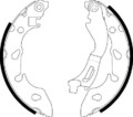 HELLA BREMSBACKEN-SATZ 180mm HINTERACHSE passend für FIAT 500 PANDA FORD KA |